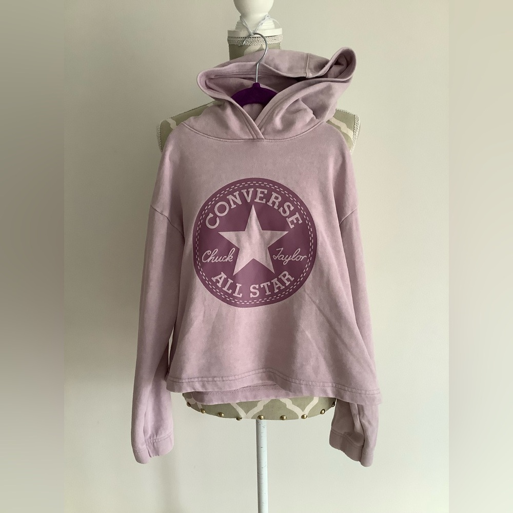 Converse Girls Light Pink All Star Hoodie
